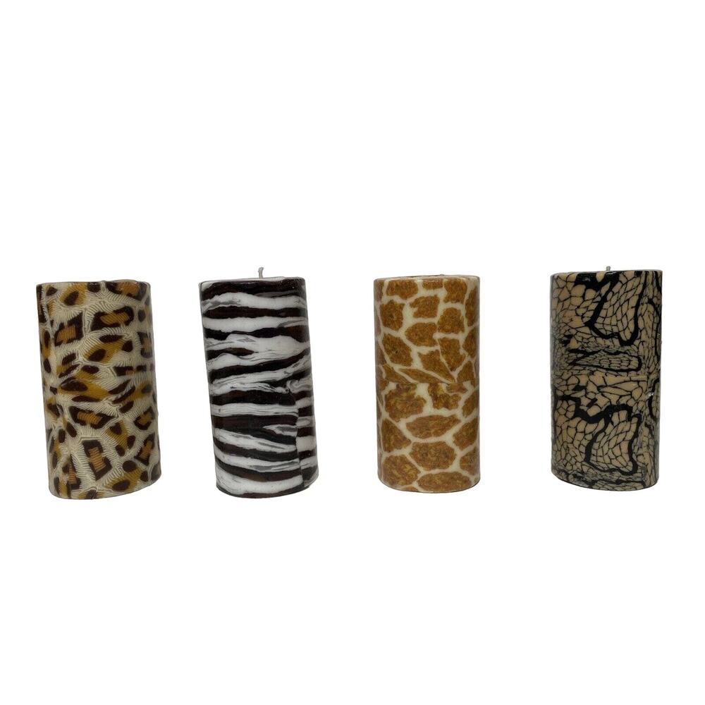 Chesapeake Bay Set Of 4 candle safari collection - See Description